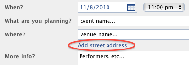 create event