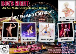 Boys Night: An All-Male Cirquelesque Revue! Coney Island Edition @ Coney Island USA  | New York | United States