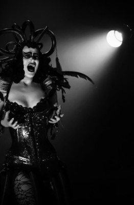 Dangrrr Doll performing at the 2014 Toronto Burlesque Festival Day 2