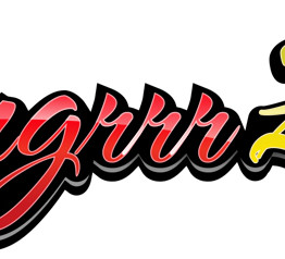 Logo for burlesque performer Dangrrr Doll's column Dangrrr Zone