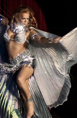 Gabriella Maze performing at the 2014 Burlesque Hall of Fame Titans of Tease Reunion Showcase