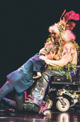 Holiday O'Hara onstage for the 2015 Burlesque Hall of Fame Weekend Legends of Burlesque Walk of Fame.