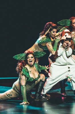 Wet After Midnight performing at the Burlesque Hall of Fame 2015 Thursday night Movers, Shakers and Innovators Show.